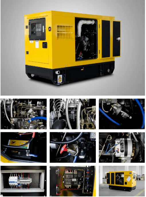 Schematic diagram of the cable connecting the diesel generator