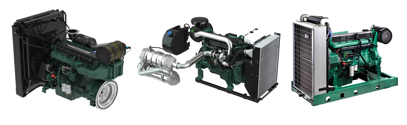 500kW Volvo diesel generator and engine pictures