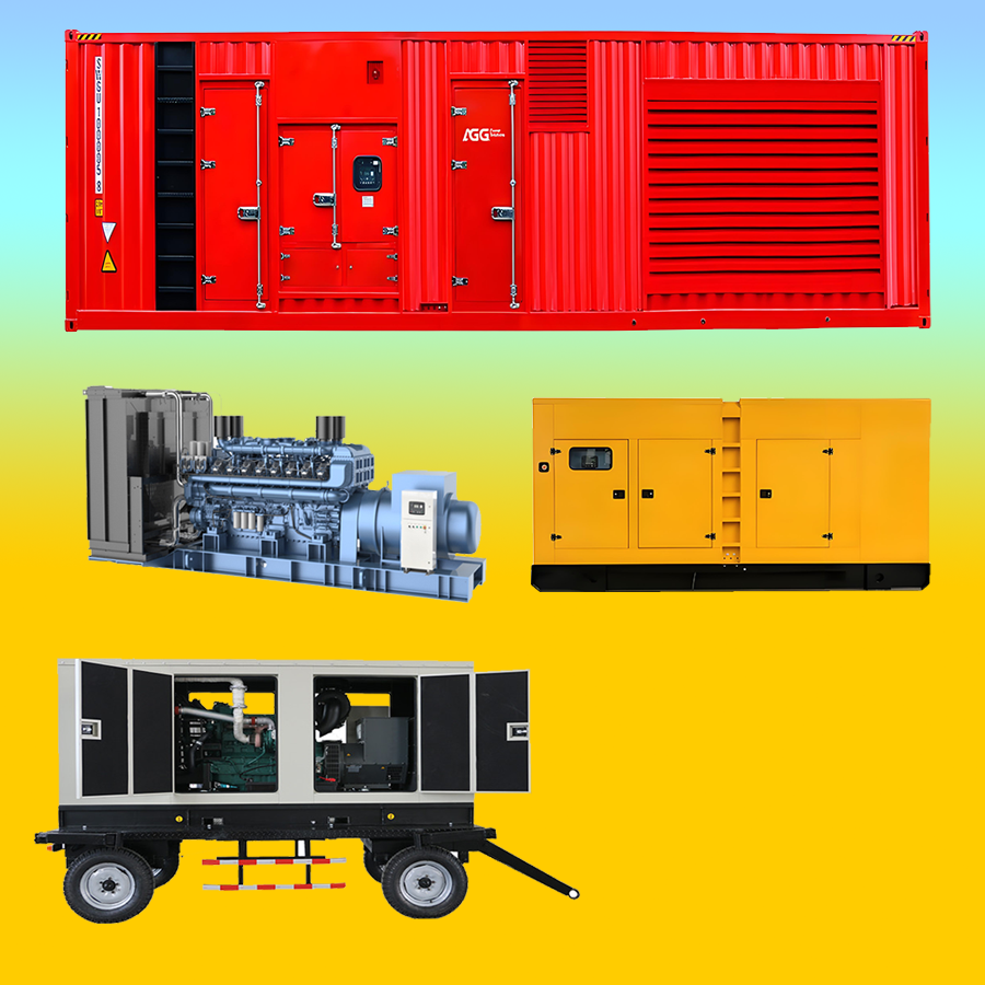 Diesel generator type display