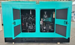 Cummins 100kw Silent Box Diesel Generator Picture (Green)