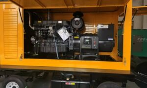 Mobile trailer type, Shangchai 250kw diesel generator real-life picture03