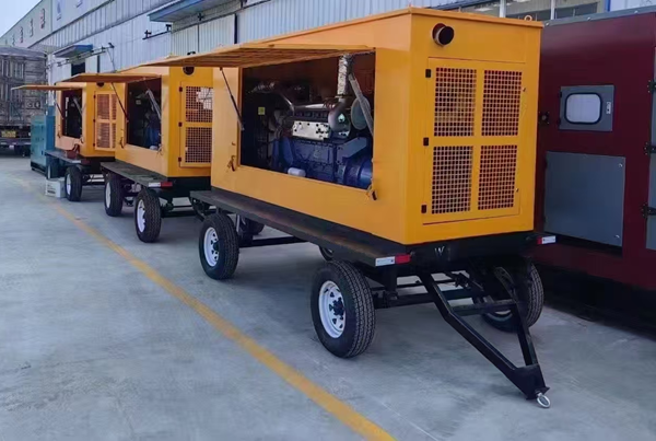 A 300kw generator set is being debugged and ready to be sent to Hashakstan