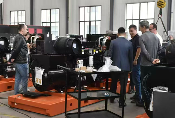 Russian clients inspect our company's products