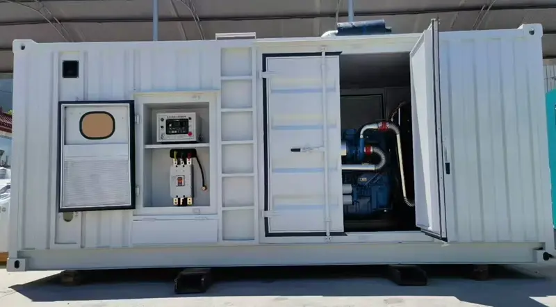 Assembly of 100kw-500kw silent diesel generator set ordered by Indonesian distributor in progress