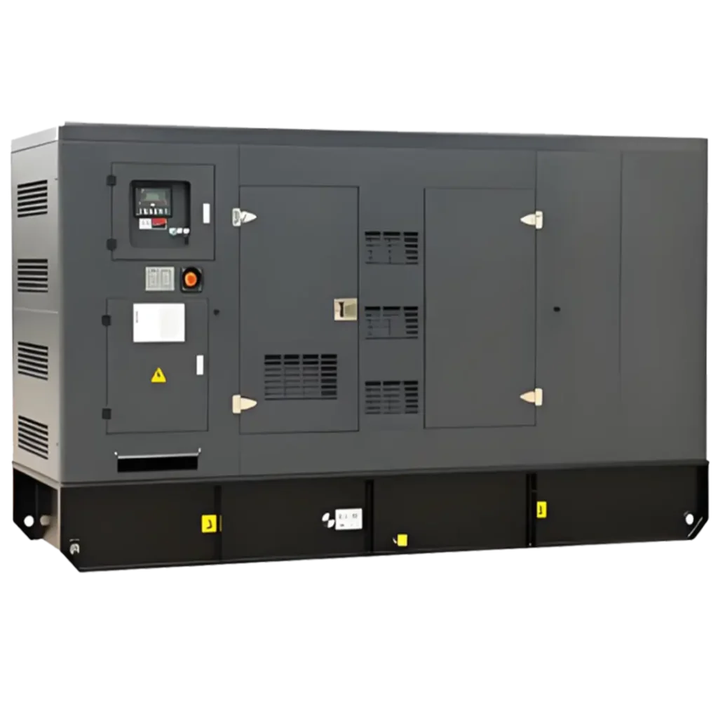 Grey shell 600kw diesel generator set soundproof box - meets environmental protection requirements