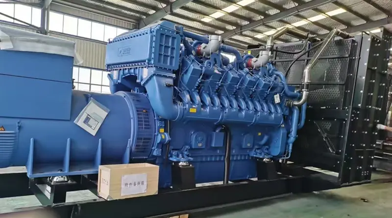 2233 A 1280kw MTU diesel generator set used in the Waitsia natural gas project in Australia