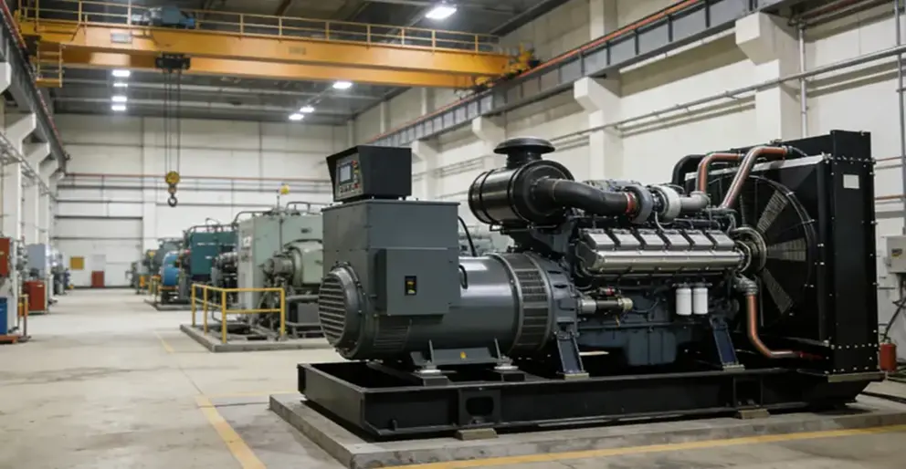 Application of 12.5kv High Voltage Diesel Generator Set in Mining Machine Room