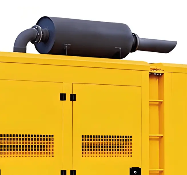 Smoke exhaust pipe outside the soundproof speaker