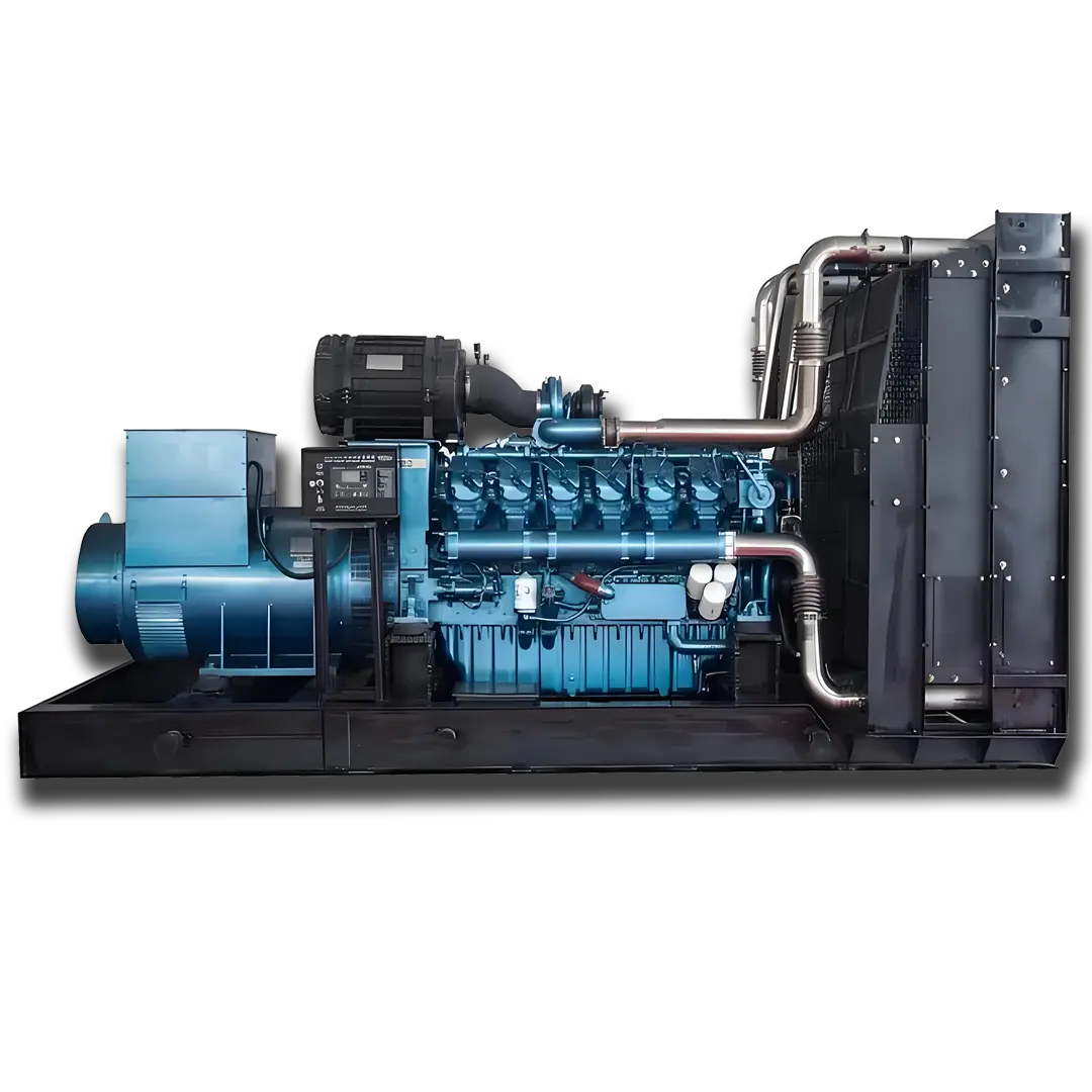 Weichai diesel generator on white background – multi-fuel data center proven.