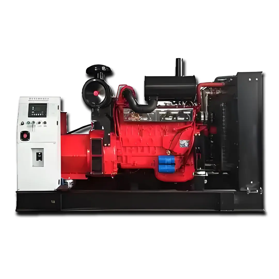 DCEC Cummins diesel generator set white background – Sino-US joint venture.