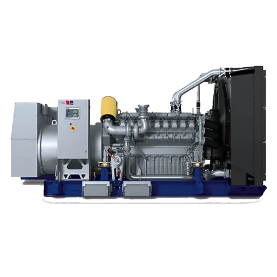 MTU diesel generator set white background – German military-grade reliability.