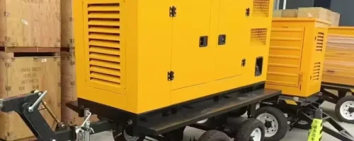 200kw mobile trailer diesel generator set
